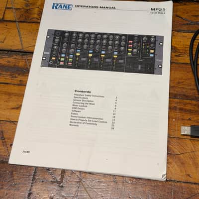 Rane MP 25 4-Channel Club DJ Mixer with USB 19" Rack Mount image 17