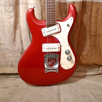 Mosrite Model 88 1988 Sparkle Red image 3