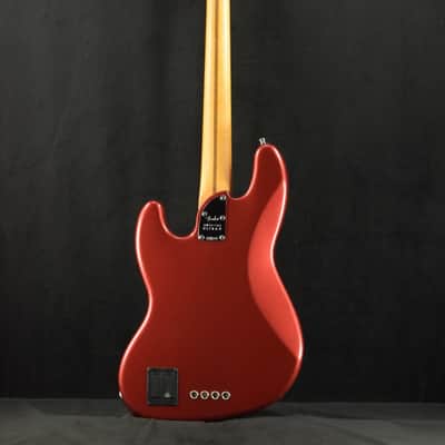 Mint Fender American Ultra II Jazz Bass Sinister Red Maple Fingerboard image 6