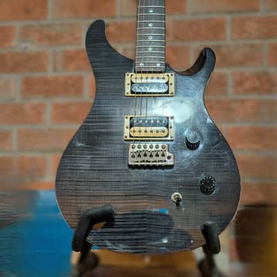 PRS SE Custom 24 2013 - Gray Black Flame top image 2