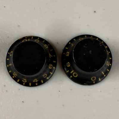 Gibson Les Paul Custom Knobs 1950's (2) No Cracks RARE (K-341) image 1