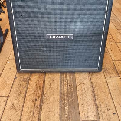 Hiwatt Custom 100 DR103 + SE4122 (4x12) Speaker Cabinet 1977 - Black image 2