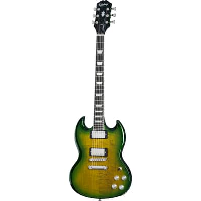 Epiphone SG Modern Figured Electric Guitar - Iguana Burst image 2