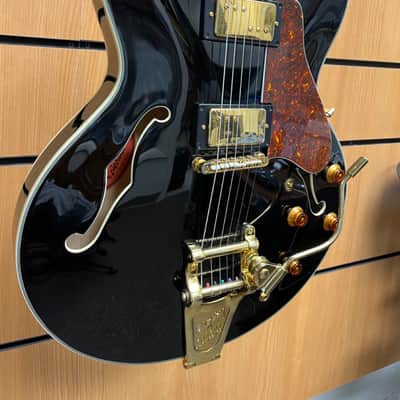 Epiphone Sheraton II – Upgraded w/ Lindy Fralin P92s, Bigsby, Bone Nut w/Hardshell Case image 3