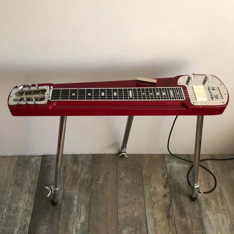 Rare Jedson Lap Steel - David Gilmour / Pink Floyd Specification with EMG Pickup - Dark Red image 1