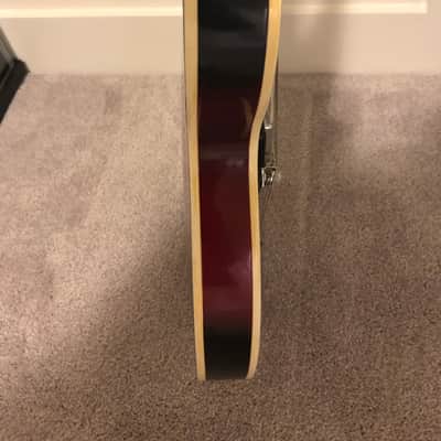 Univox Coily U1825 Hollow Body Guitar MIJ Made In Japan Vintage Redburst image 7