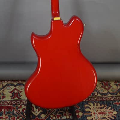 Migma Star Bass 1960s - Red semi Hollow VG cond w video image 11