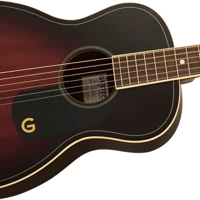 Gretsch Jim Dandy Parlour - Walnut Fingerboard, Black Pickguard, Deep Cherry Burst image 4