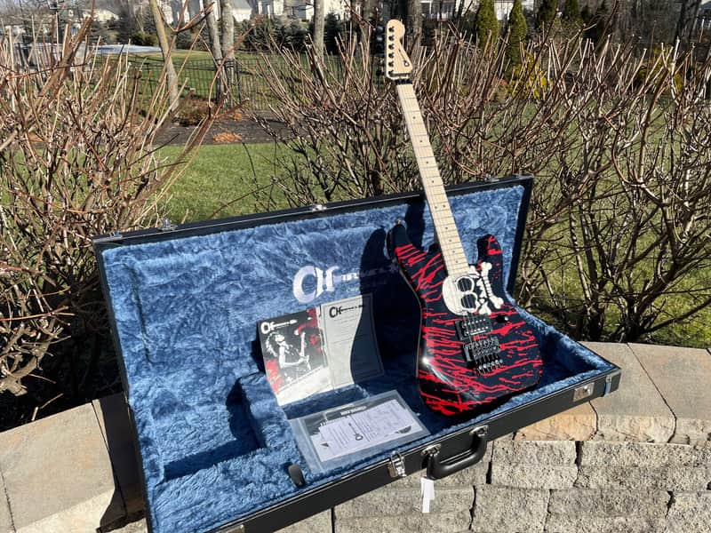 Charvel Warren DeMartini 2023 - Blood & Skull image 1