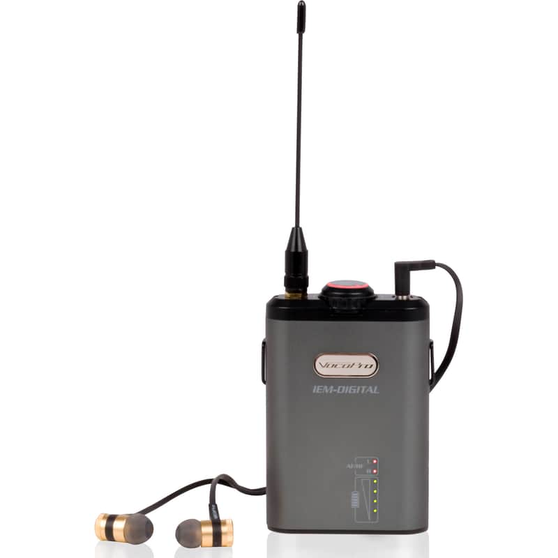 VocoPro IEM-Digital Wireless Bodypack Receiver for IEM-Digital In-Ear Monitoring System (900 MHz) image 1