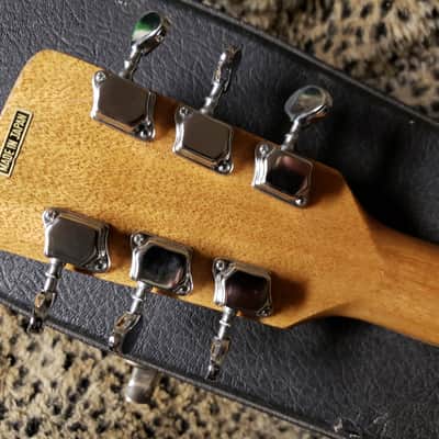 Vintage Fame Acoustic Electric Guitar 747 Chet Atkins MIJ Japan 1970's w/Hard Shell Dean Case! image 5