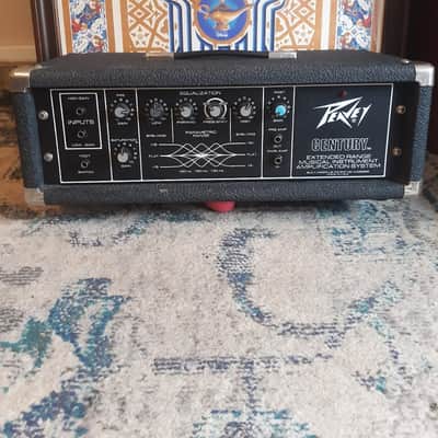 Peavey Century 200H Guitar Bass Amp Head 1970s/1980s - Black image 3