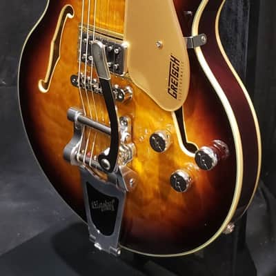 GRETSCH G5655T-QM ELECTROMATIC® CENTER BLOCK JR. SINGLE-CUT QUILTED MAPLE WITH BIGSBY® SWEET TEA 2023 image 7