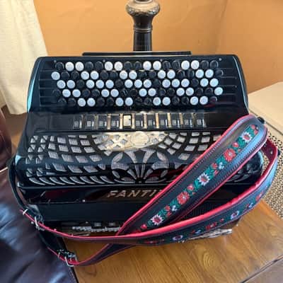 Fantini professional accordion mid 2010s - Black image 1