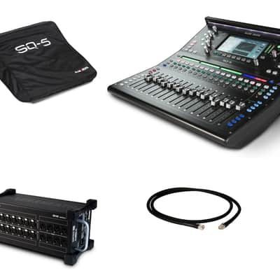 Allen & Heath SQ-5-STARTER-PACK-K 48-Channel Digital Mixer and Stagebox Bundle image 1