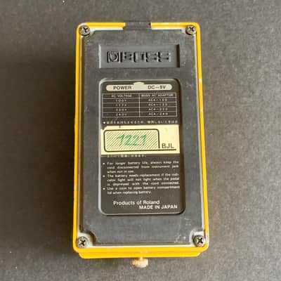 Boss OD-1 Overdrive 1979 (NEC uPC4741C, batch #8600) image 8