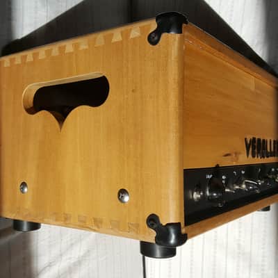 Verellen BV #3  (3rd amp made) Natural Wood 50 Watt Bass Guitar Amp image 7