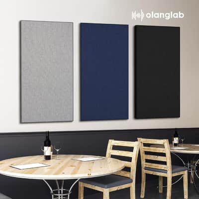 Sound Absorbing Acoustic Wall Panels 2 Pack, 2'' 24''X48'' Fiberglass Sound Dampening Panels, Large Fabric Wrapped Sound Proof Panels For Walls (Black) image 6