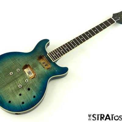 Epiphone Les Paul Special Double Cut BODY + NECK AAA Maple Figured Ocean Water image 1
