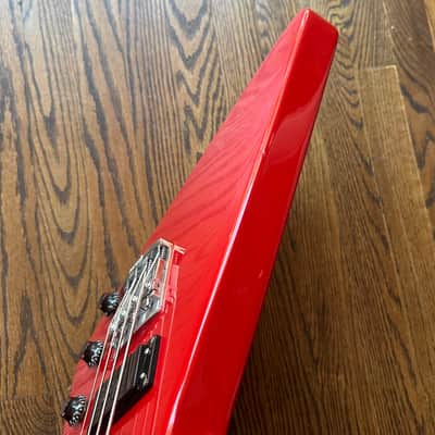 1985 Gibson Explorer Bass - Ferrari Red w/ OHSC image 22