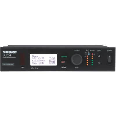 Shure ULXD4 Digital Wireless Receiver, G50 Band image 1