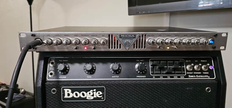 Mesa Boogie V-Twin Rack Unit 1990s - Chrome image 1