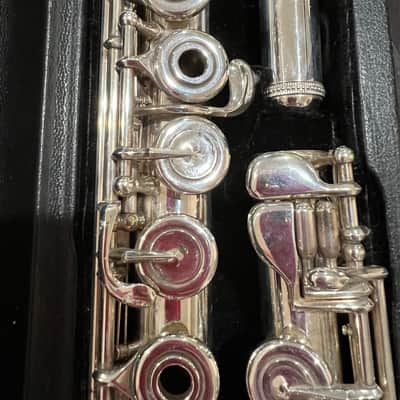Verne Q.Powell Handmade Conservatory Silver Flute 1951 - sterling silver image 16