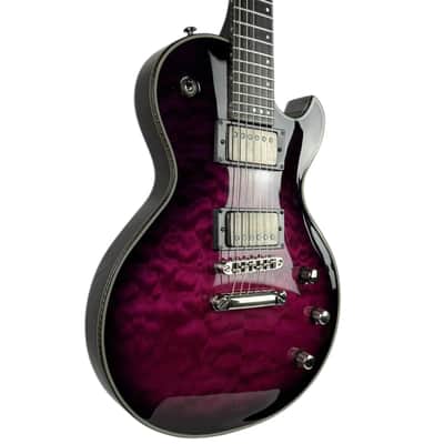 Schecter Diamond Series Hellraiser Hybrid Solo-II 2015 - Black Cherry Burst image 2