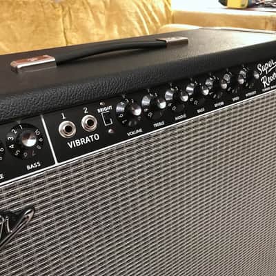 Fender Alessandro Handwired Fender '65 Super Reverb Reissue 2015 Black image 10