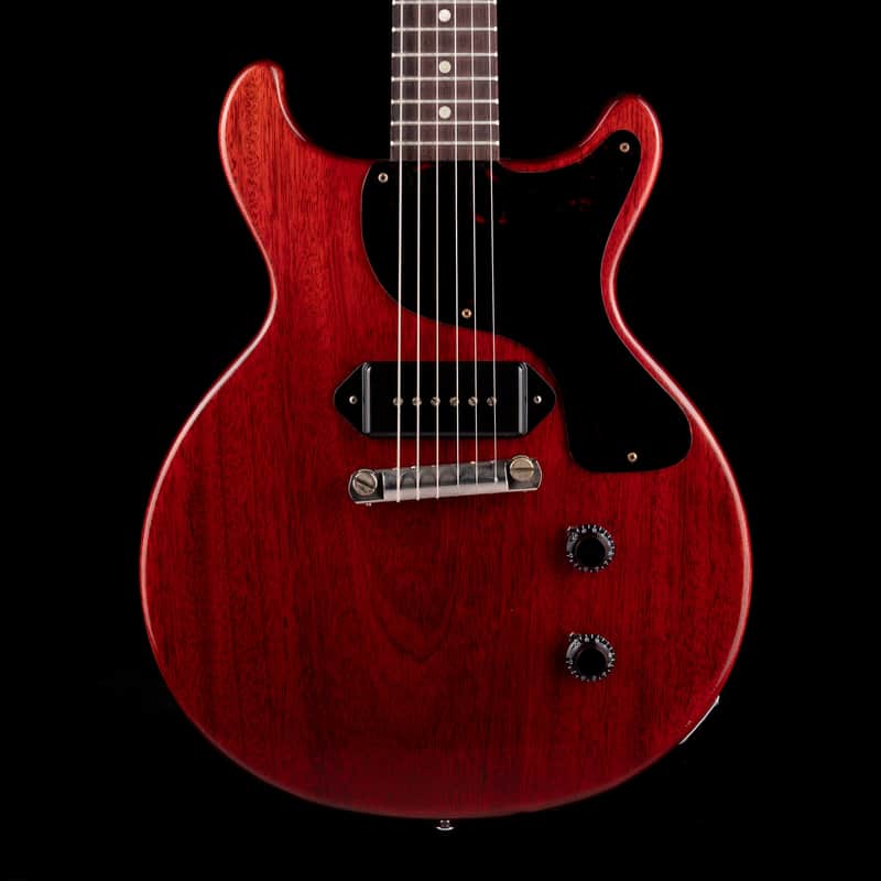 Gibson Custom Shop 1958 Les Paul Junior Double Cut Reissue Cherry Red with Case image 1