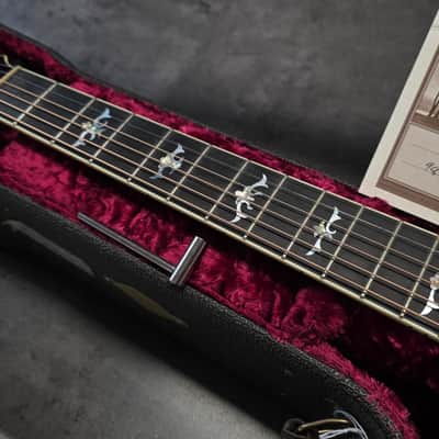 Taylor W-14 PRESENTATION SERIES 1 of 1 USA 1998 FLAME WALNUT KUJO Custom Shop Masterbuilt Acoustic Guitar W14 K14 K Master Built GA Grand Auditorium TIME CAPSULE CASE QUEEN RARE! RARE! RARE! image 6