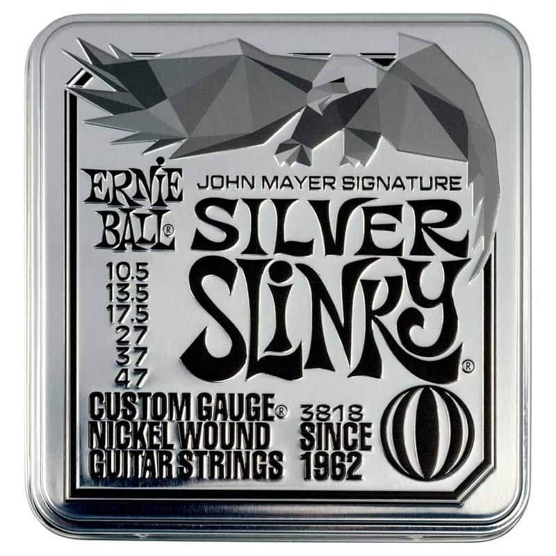 Ernie Ball John Mayer Signature Silver Slinky String Tin image 1