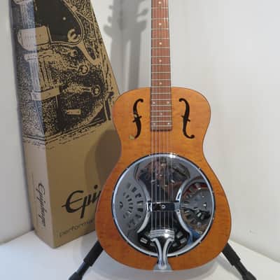 2020 Epiphone Dobro Hound Dog Round Neck Resonator Guitar - Mint/Unused image 1