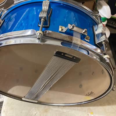 Ludwig Accent CS 2000s - Blue Sparkle Snare Drum 6.5x14 image 6