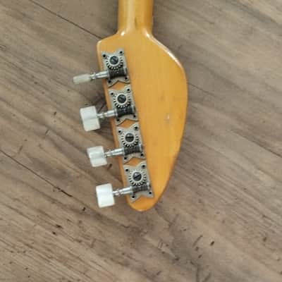 Vintage 1960s Vox Bill 'Wyman Bass' Teardrop Original UK Sunburst image 8