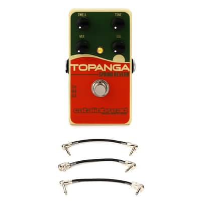 Catalinbread Topanga Spring Reverb Pedal with 3 Patch Cables image 1