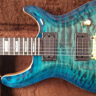 Carvin CT6 Aquaburst Quilt, Black Korina Electric Guitar image 2