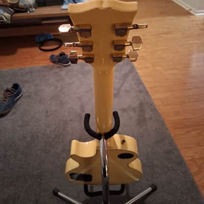 Burny Burny Randy Rhodes Les Paul Custom Mid 1980's - Aged white image 9