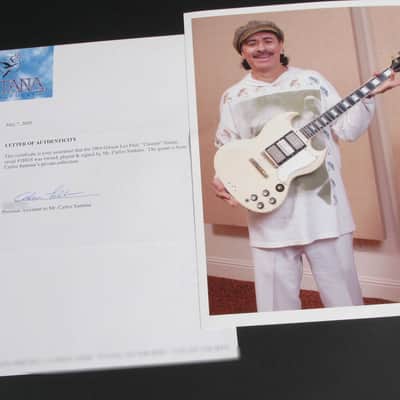 Gibson SG Custom   ex. Carlos Santana  1961 White image 8