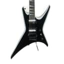 Jackson JS32 JS Series Warrior, AH FB black with white bevels electric guitar