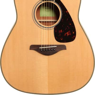 Yamaha FG820 Dreadnought Acoustic Guitar, Solid Spruce Top image 1
