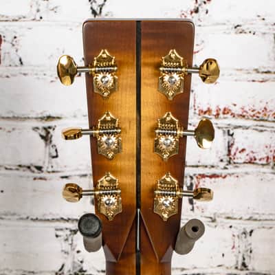 Martin Custom Shop M/0000-Size 42-Style - Swiss Spruce/Flame Maple Back, Sides, Neck - Ambertone x6411 USED image 6