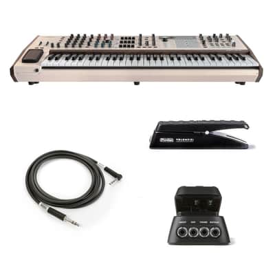 Arturia Polybrute 12 w/ Dunlop DVP3 Expression Pedal and 10' TRS Cable