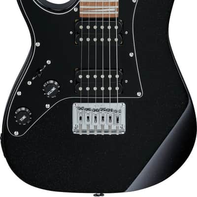 Ibanez GRGM21L-BKN GIO RG miKro Electric Guitar 6-String Lefty - Black Night image 6