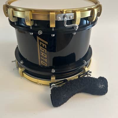 Legato 14" Snare Drum Gold Plated Marching Black REMO RARE!! Metal image 1