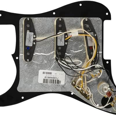 Fender 099-2340-506 Custom Shop Fat '50s Stratocaster 11-Hole Pickguard 3-Ply Pre-Wired 2010s - Black image 2