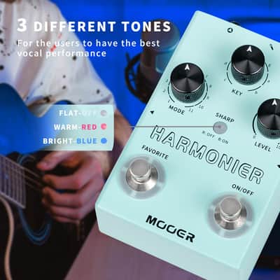 Mooer MVP2 HARMONIER Vocal Effects Processor Guitar Voice Pedal  (Price includes the import duty for US buyer) image 5