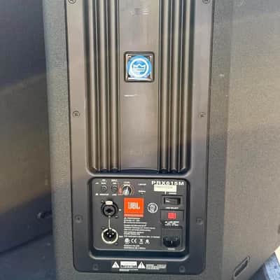 JBL PRX615M Powered Speakers in Wheeled Road Case #6740/6774(PAIR)TRUEHEARTSOUND image 2