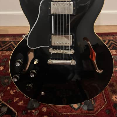 Gibson Custom Shop ’64 Reissue ES-335 Left-Handed – Ebony, COA, Case, RARE image 3