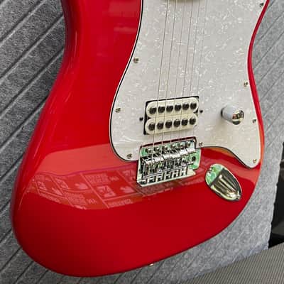 Harley Benton ST-62CC "Stink-182" SkunkWerx MOD Shop Inc. Our In-USA Fret Dress USA Stock Fast Ship ST-182 Plus Tom Delonge Tribute UFO DragonfireDakota Red image 3